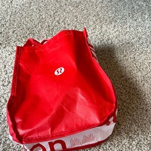 Lululemon Red Tote Bag